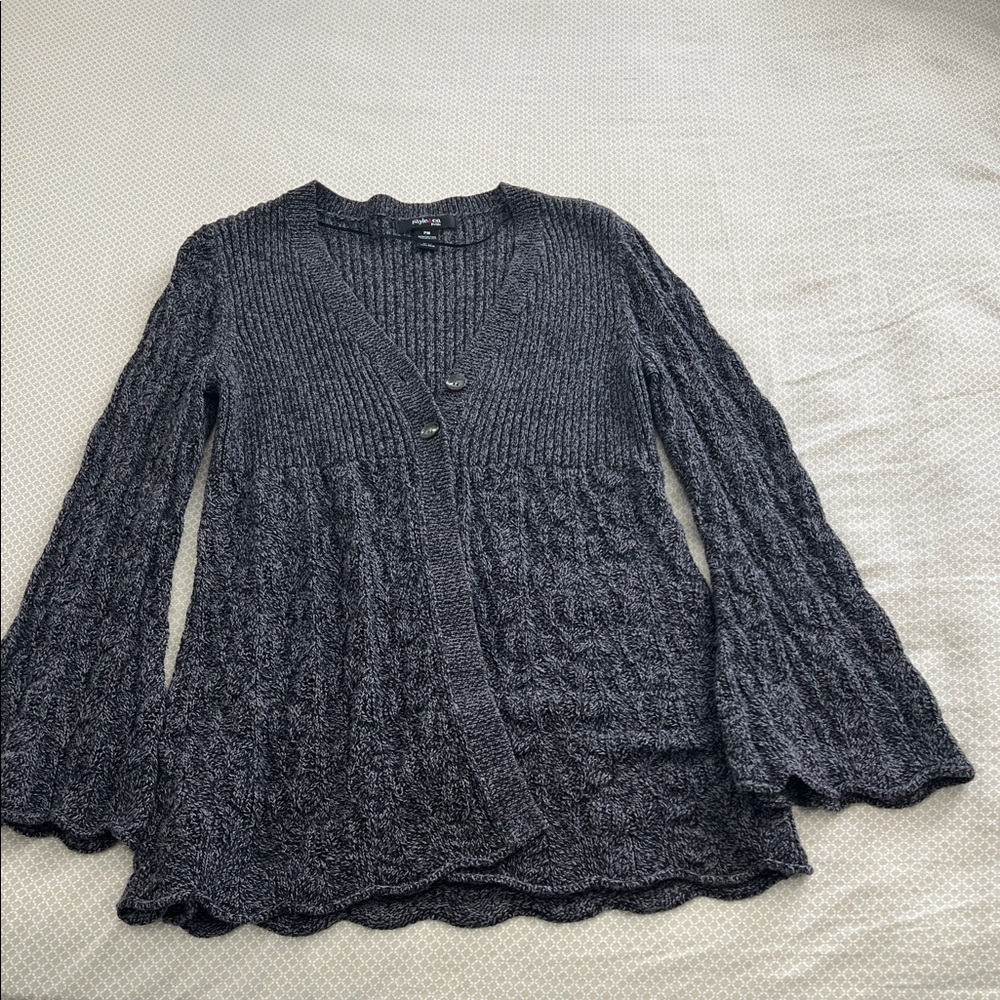 Style & Co. Gray Women's Cardigan Sweater